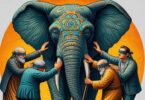 Buddhas Geschichte über den Elefanten und die Blinden