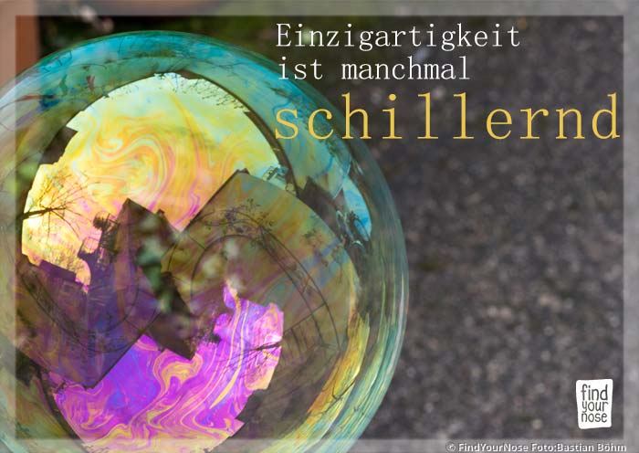 Einzigartigkeit ist manchmal schillernd