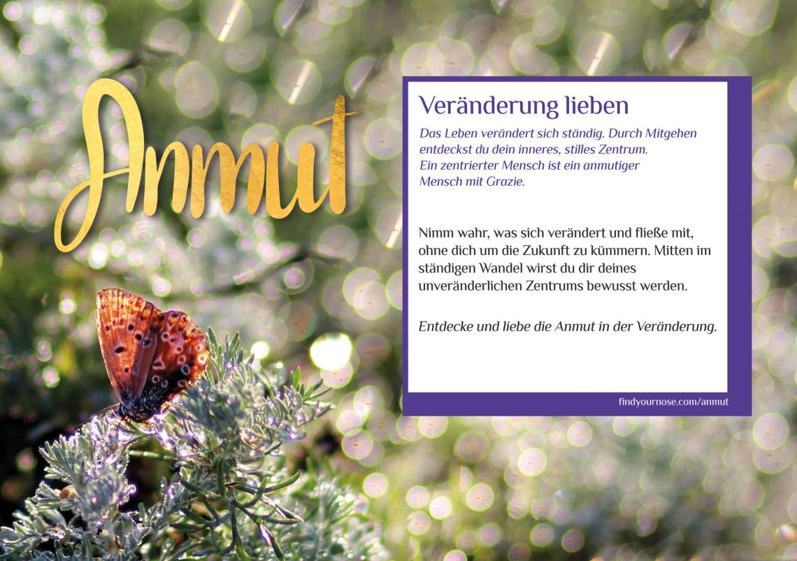Anmut und Schönheit kommen von innen
