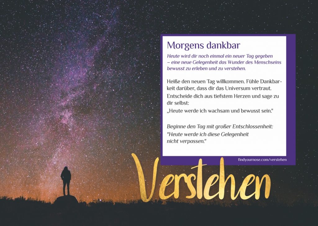 Zuhause meditieren: Verstehen und dankbar sein