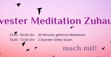 Angeleitete Silvester Meditation Zuhause