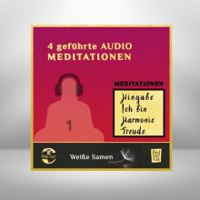 4 geführte Meditationen: Hingabe – Ich bin – Harmonie – Freude