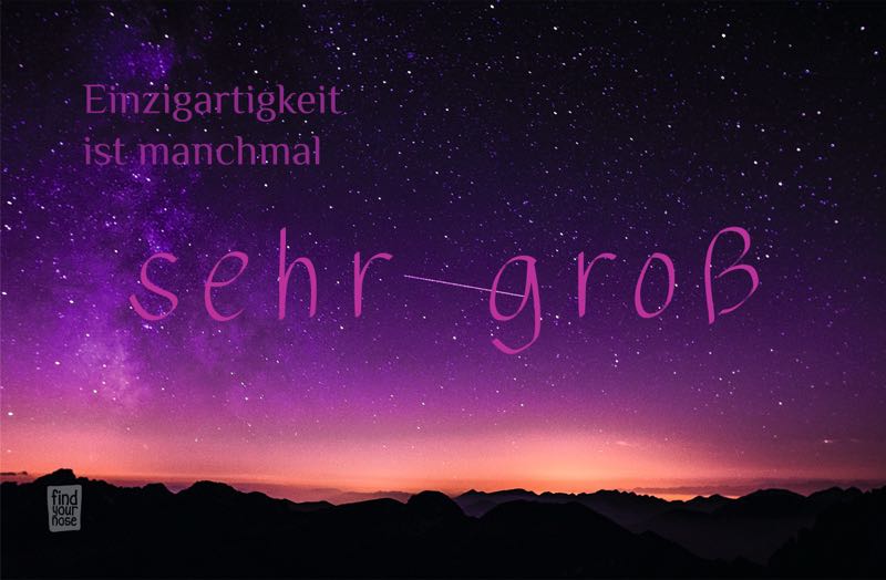 EinzigartigkeitKarten – sehr groß