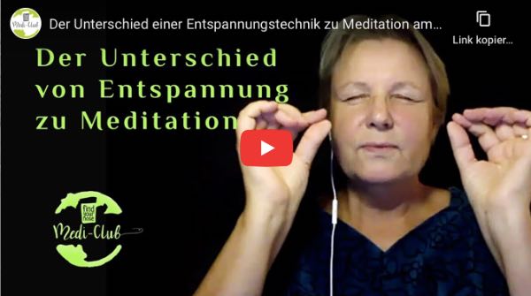 Unterschied Entspannung zu Meditation