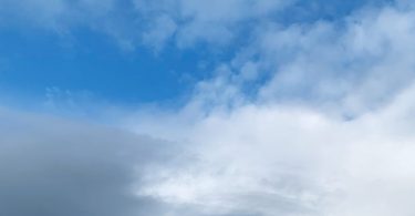 Nichts tun und in die Wolken schauen