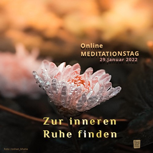 Online Meditationstag 'Zur inneren Ruhe finden'