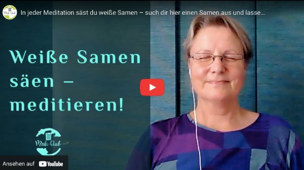 Weiße Samen säen