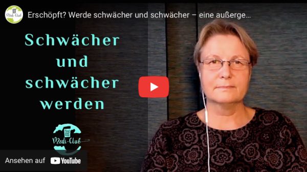 Schwächer und schwächer werden – geführte Meditation
