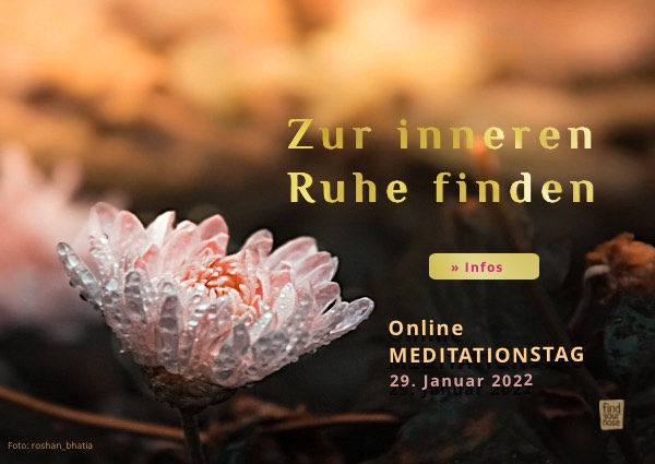 Online Meditationstag 'Zur inneren Ruhe finden'