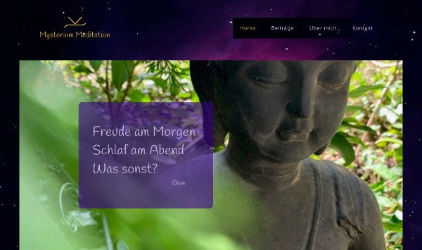 Mysterium Meditation von Pakhi