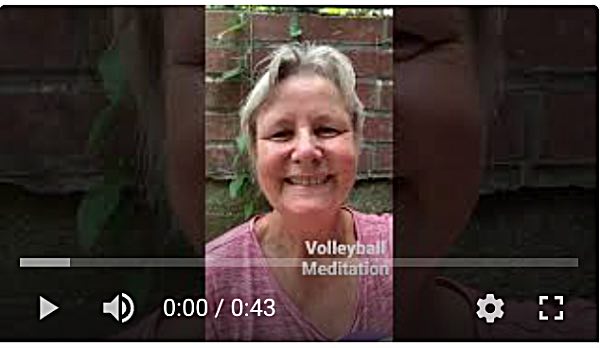 Volleyball-Meditation
