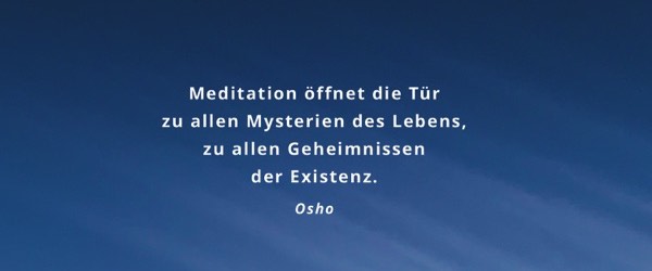 Das Leben als Mysterium - Osho Zitat