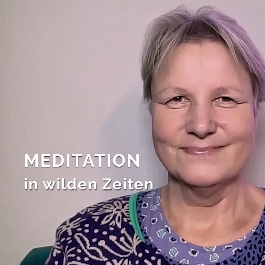 Regelmäßige Videokonferenz: Meditation in wilden Zeiten