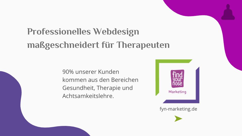 FYN Marketing, Webseiten Design und Konzeption für Therapeuten und Meditationslehrer