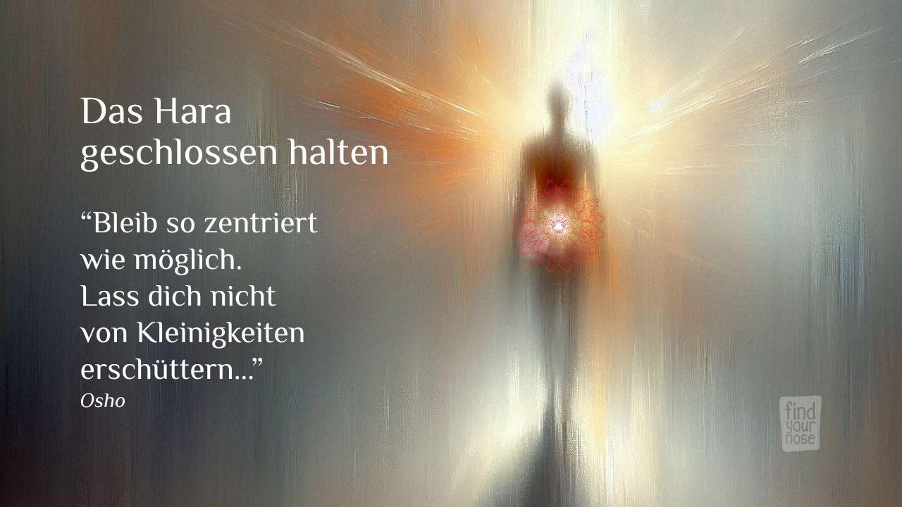 Das Hara geschlossen halten