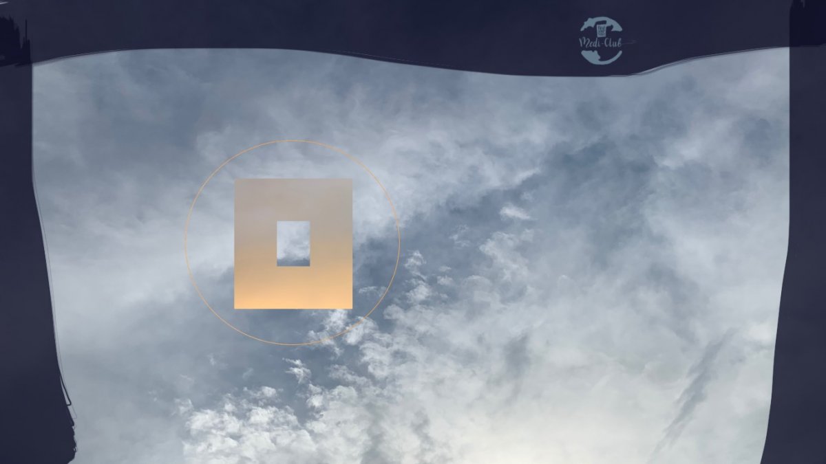 Manchmal ist der Himmel bedeckt und erscheint undurchdringlich. Meditation zeigt den Weg zur goldenen Mitte.